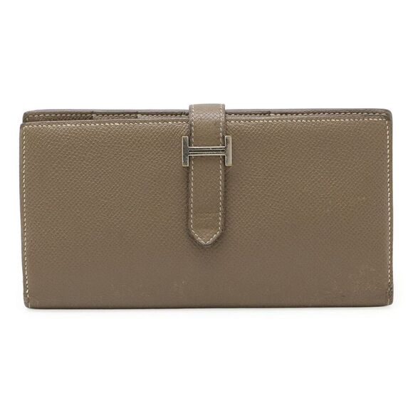 Hermes BEARN SOUFFLET Epsom Long Wallet - Picture 1 of 9